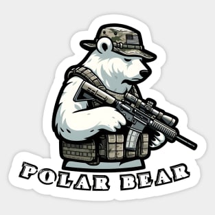 Tactical Polar Bear Sticker